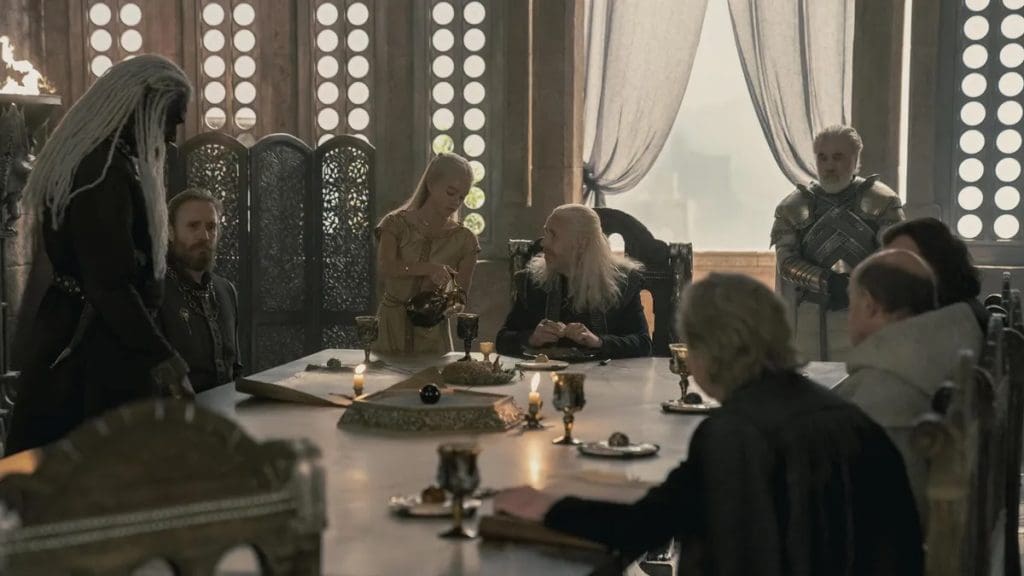 King Viserys Targaryen's Small Council (House of The Dragon Episode 1 Review)