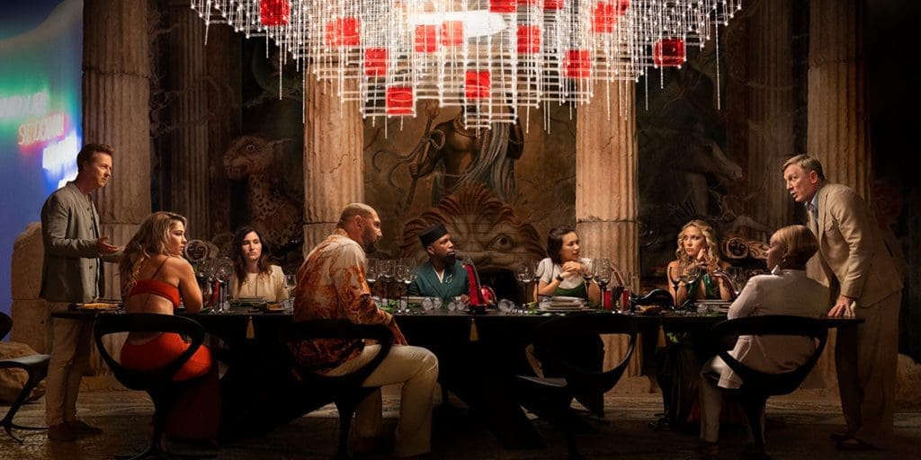 An Uneasy Murder Mystery Dinner (Glass Onion: A Knives Out Mystery)