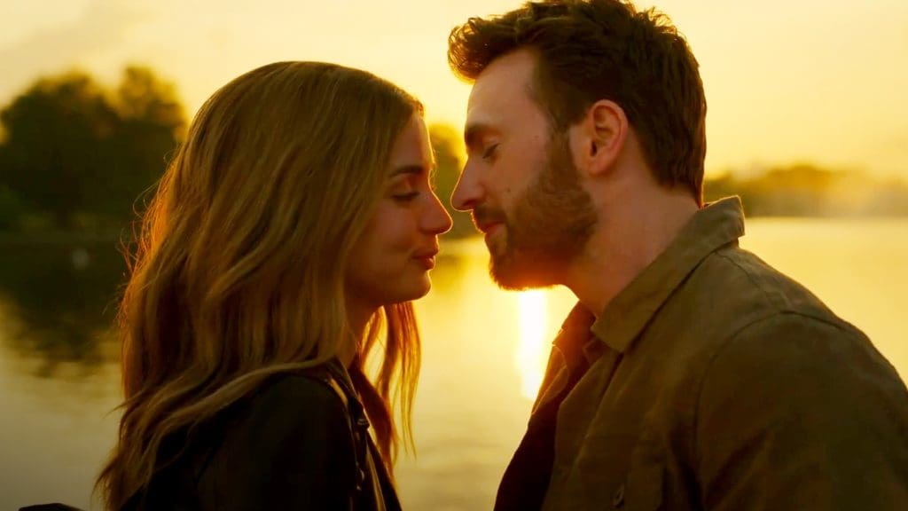 Ana-de-Armas-and-Chris-Evans (Ghosted Movie Review 2023)
